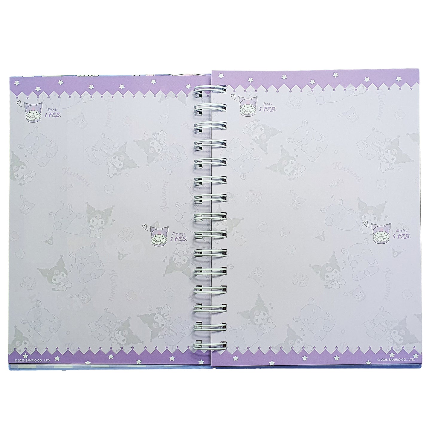 SANRIO AGENDA 2025 TAMAÑO A5 COMIC KUROMI - MULTICOLOR