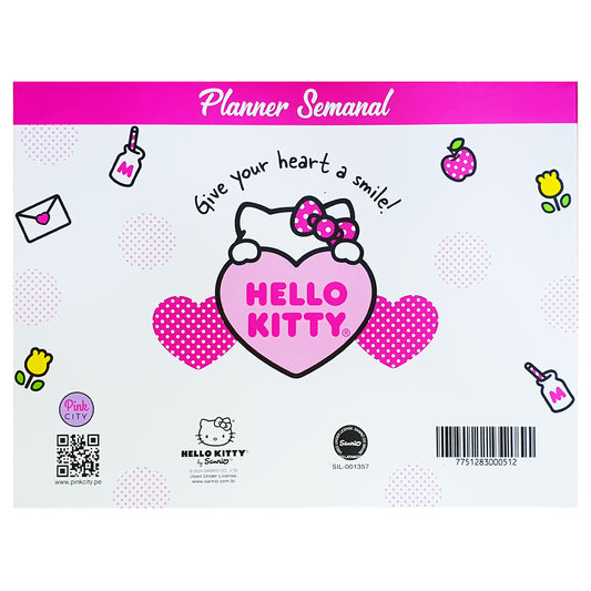 SANRIO PLANNER SEMANAL CORE HELLO KITTY - MULTICOLOR