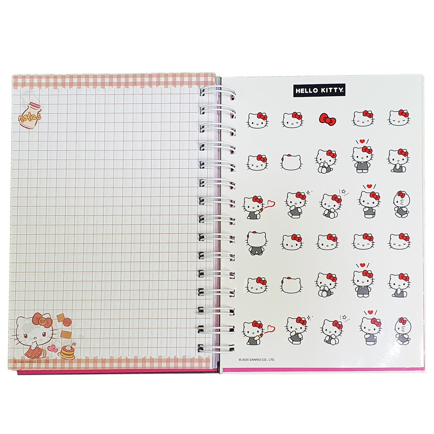 SANRIO AGENDA 2025 TAMAÑO A5 FUN DAY HELLO KITTY - MULTICOLOR