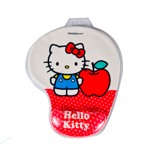 SANRIO MOUSE PAD CON DESCANSO APPLE HELLO KITTY - MULTICOLOR