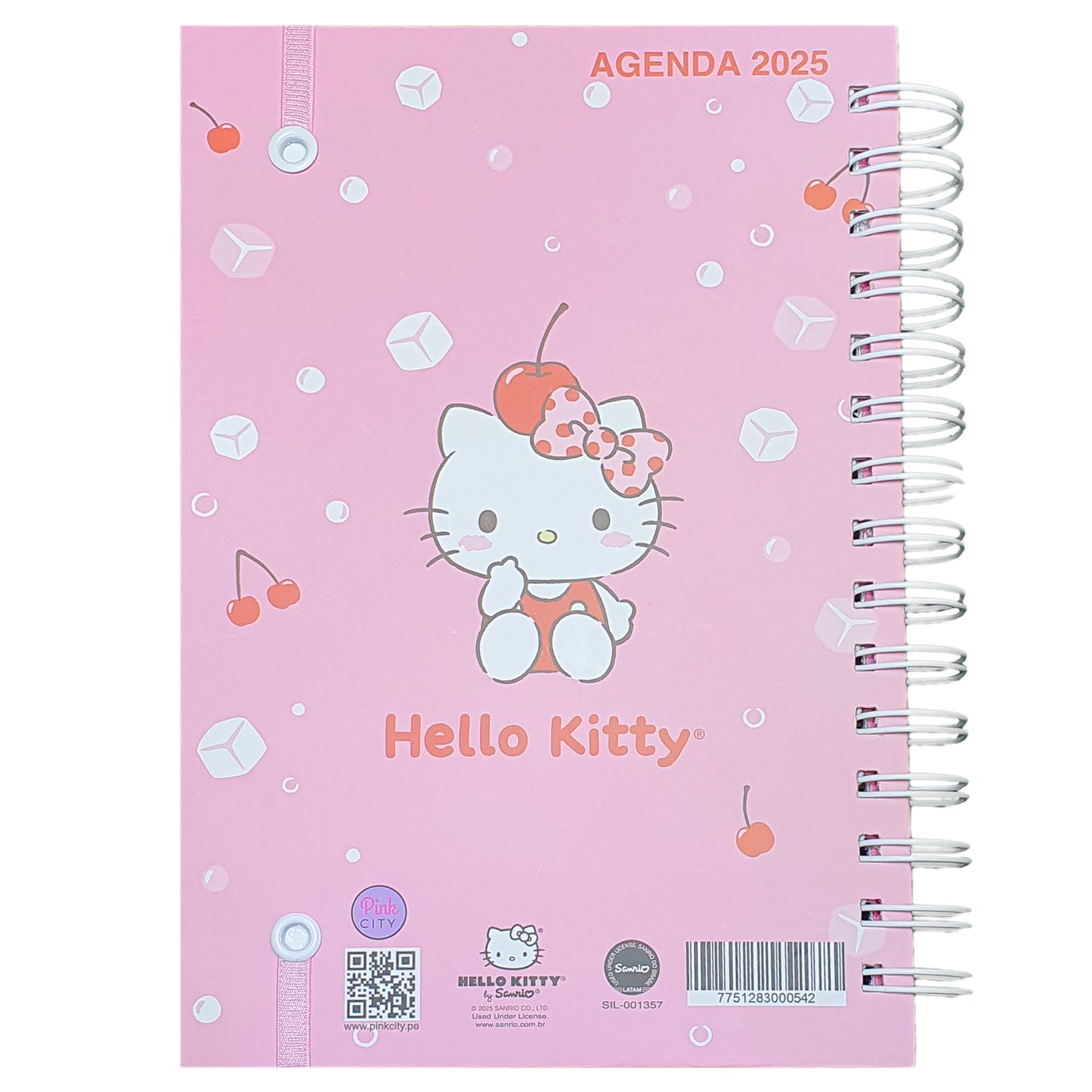 SANRIO AGENDA 2025 TAMAÑO A5 SPARKLING DRINK HELLO KITTY - MULTICOLOR