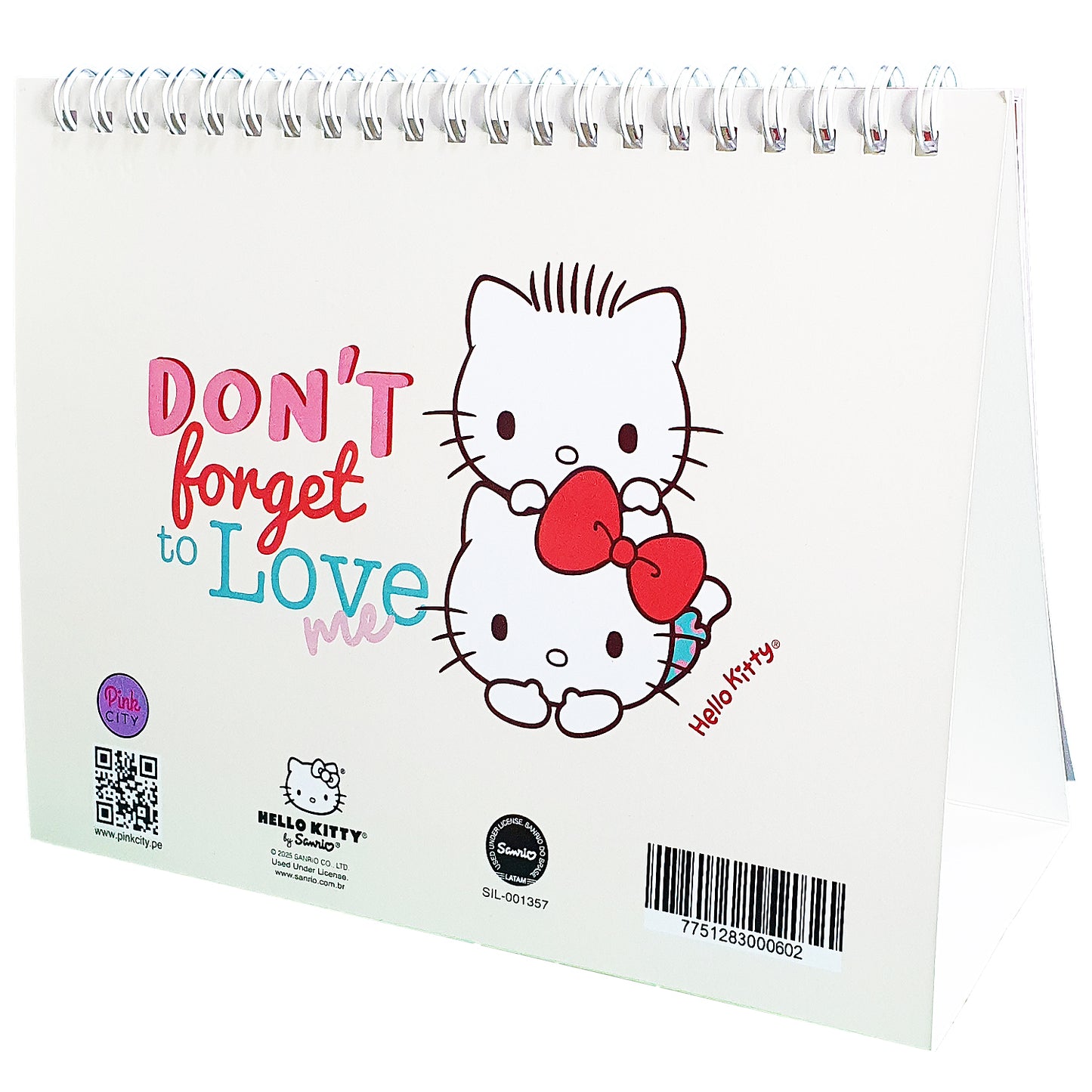 SANRIO CALENDARIO DE ESCRITORIO 2025 SWEET LOVE HELLO KITTY - MULTICOLOR