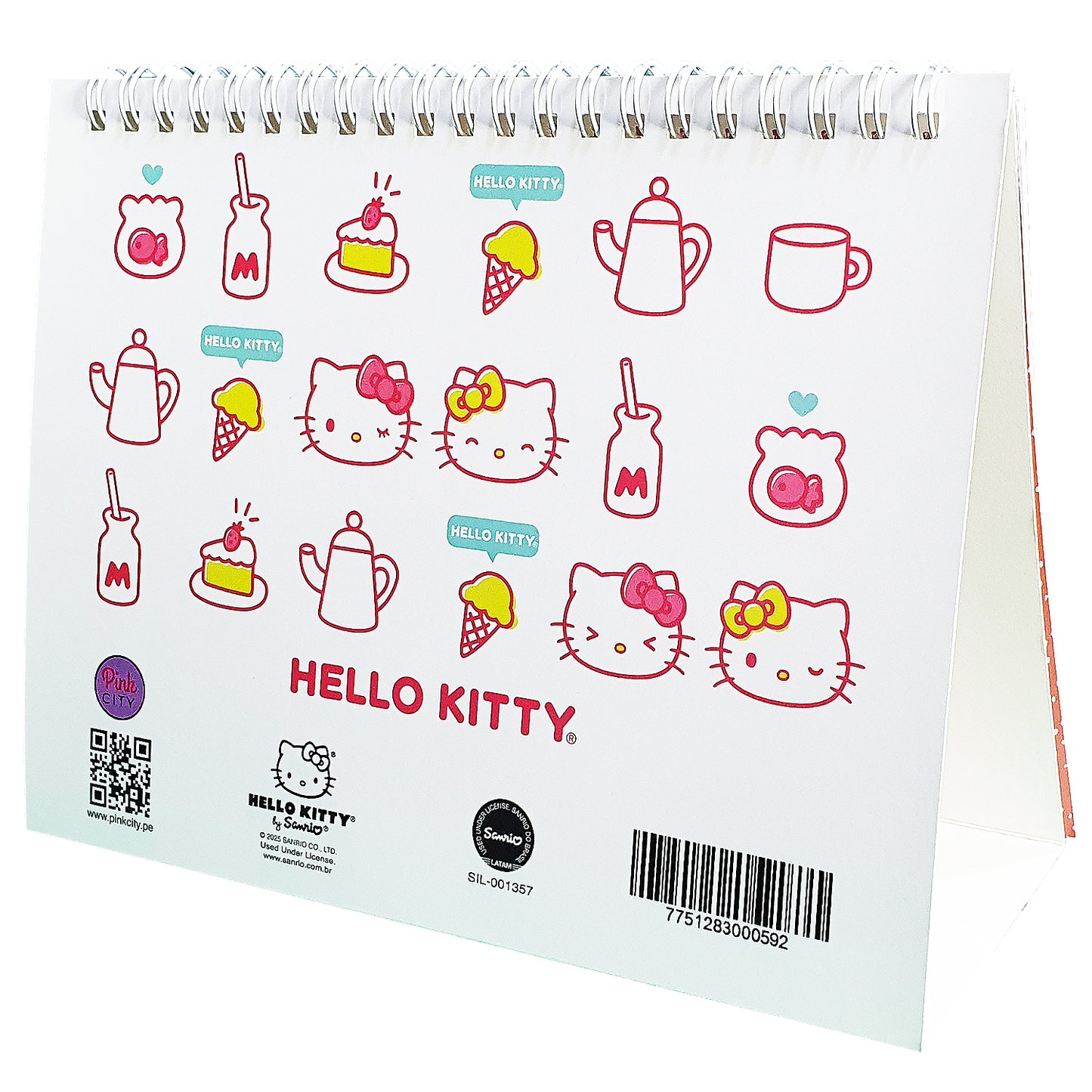 SANRIO CALENDARIO DE ESCRITORIO 2025 POP FACE HELLO KITTY - MULTICOLOR