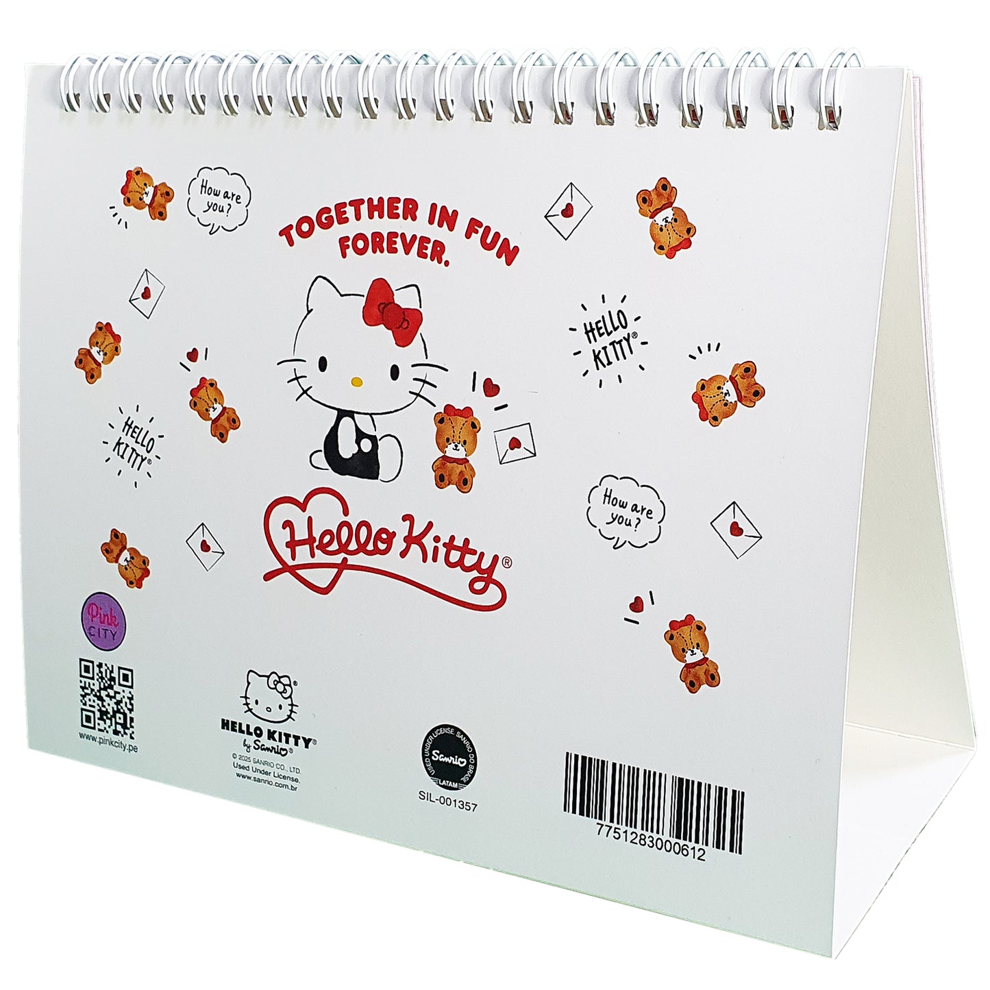 SANRIO CALENDARIO DE ESCRITORIO 2025 FROM THE HEART HELLO KITTY - MULTICOLOR