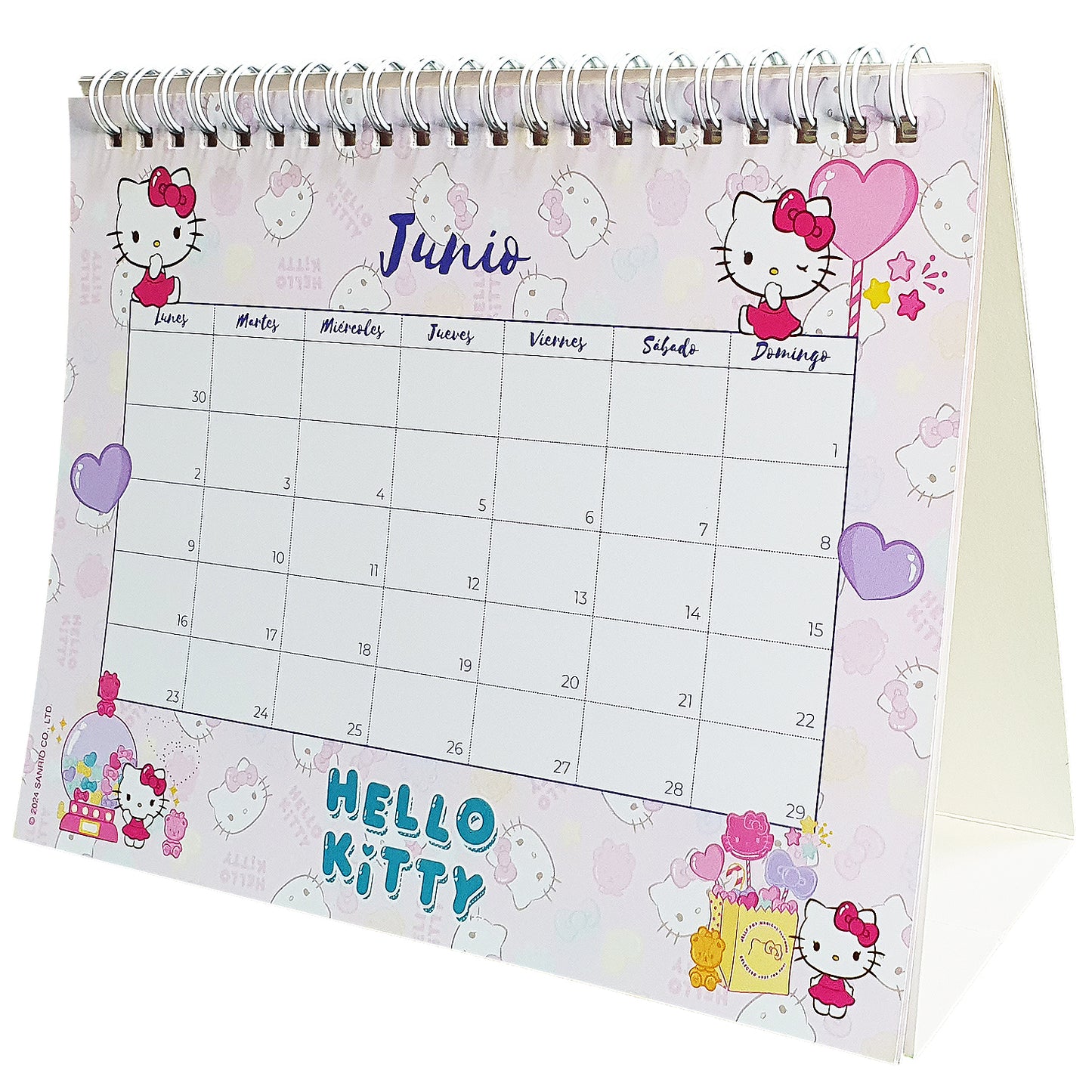 SANRIO CALENDARIO DE ESCRITORIO 2025 POP FACE HELLO KITTY - MULTICOLOR