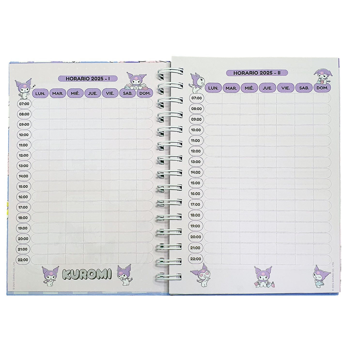 SANRIO AGENDA 2025 TAMAÑO A5 COMIC KUROMI - MULTICOLOR