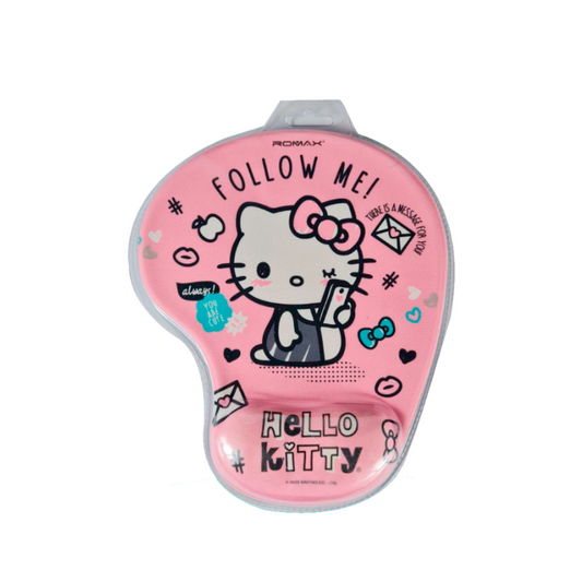 SANRIO MOUSE PAD CON DESCANSO FOLLOW ME HELLO KITTY - MULTICOLOR