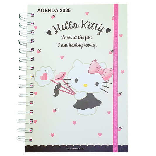 SANRIO AGENDA 2025 TAMAÑO A5 FUN DAY HELLO KITTY - MULTICOLOR
