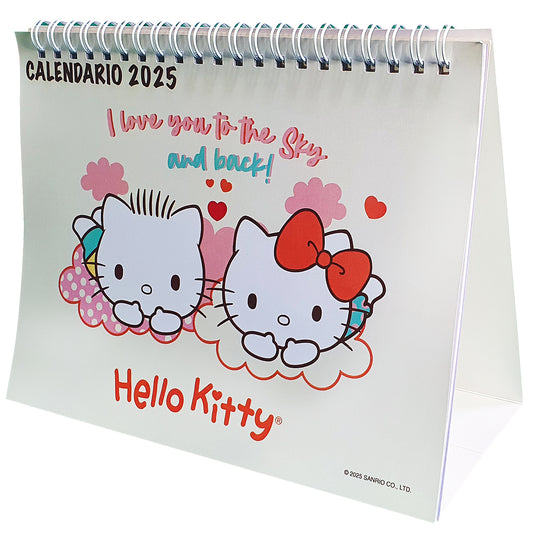SANRIO CALENDARIO DE ESCRITORIO 2025 SWEET LOVE HELLO KITTY - MULTICOLOR
