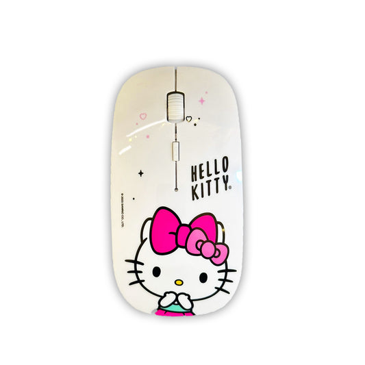 SANRIO MOUSE INALÁMBRICO HELLO KITTY - BLANCO