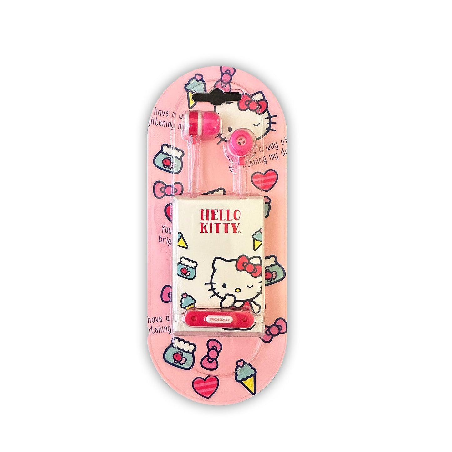 SANRIO AUDIFONOS HELLO KITTY - ROJO