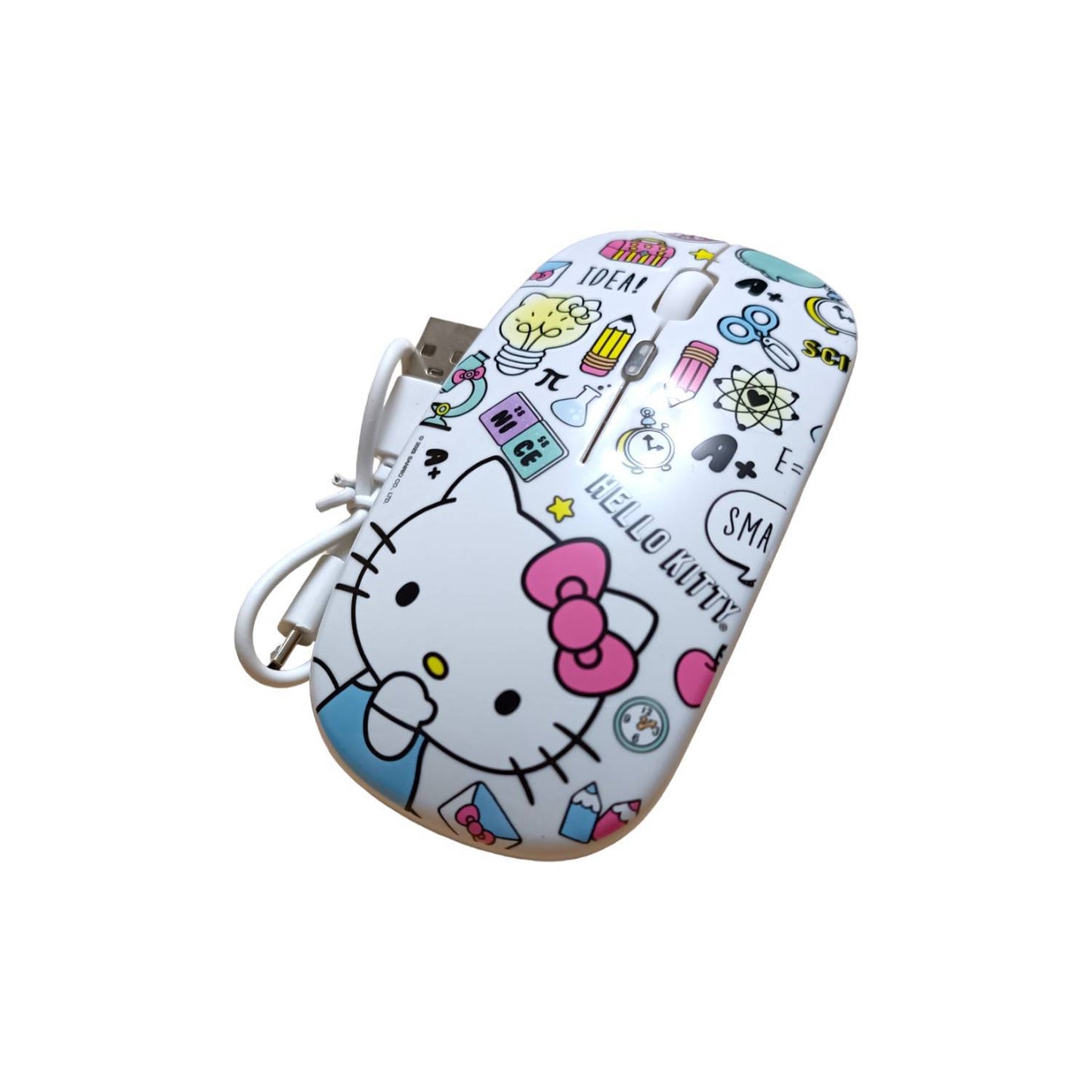 SANRIO MOUSE INALÁMBRICO RECARGABLE HELLO KITTY - BLANCO