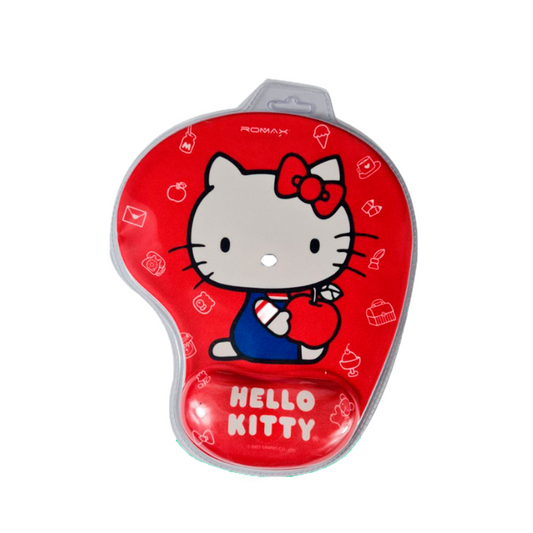 SANRIO MOUSE PAD CON DESCANSO RED HELLO KITTY - MULTICOLOR
