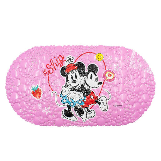 DISNEY PISO DE BAÑO MICKEY AND MINNIE MOUSE - FUCSIA
