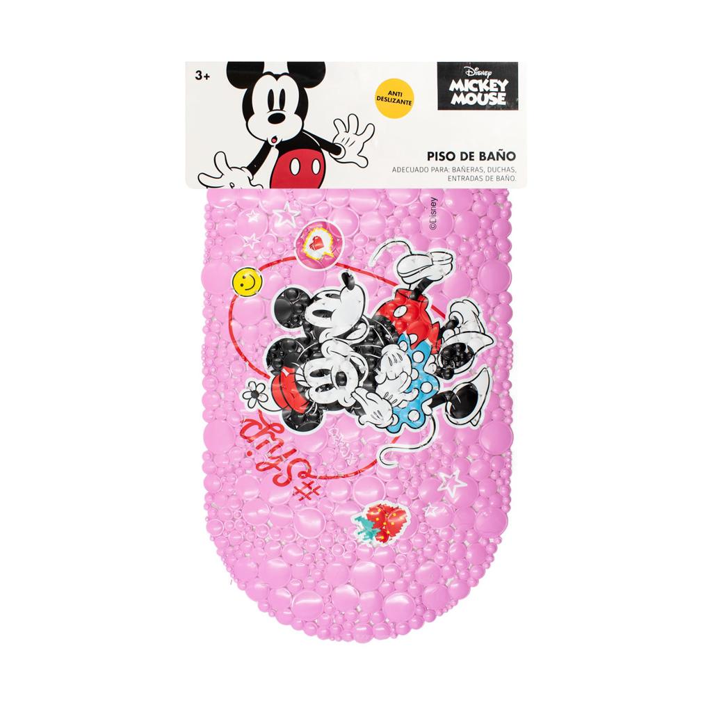 DISNEY PISO DE BAÑO MICKEY AND MINNIE MOUSE - FUCSIA