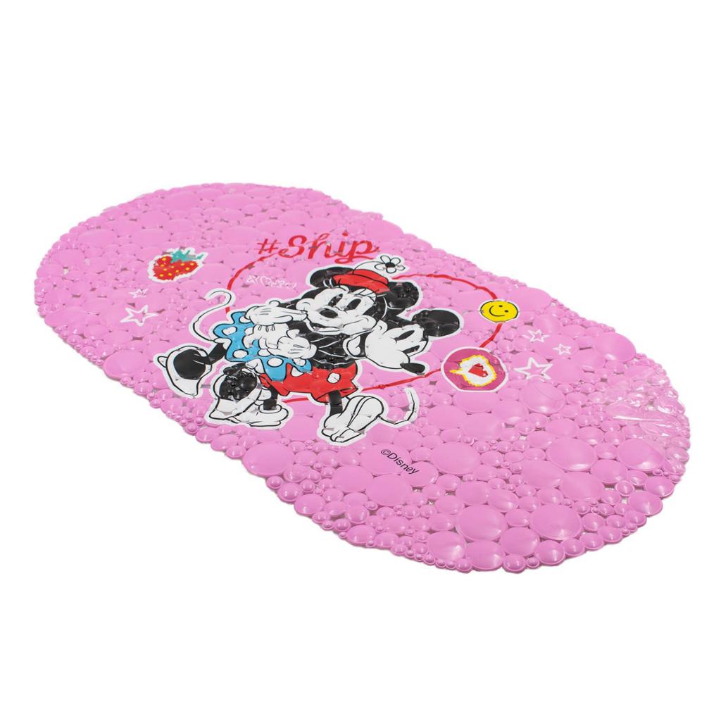 DISNEY PISO DE BAÑO MICKEY AND MINNIE MOUSE - FUCSIA
