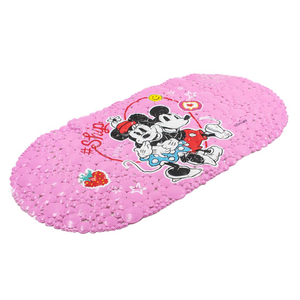 DISNEY PISO DE BAÑO MICKEY AND MINNIE MOUSE - FUCSIA