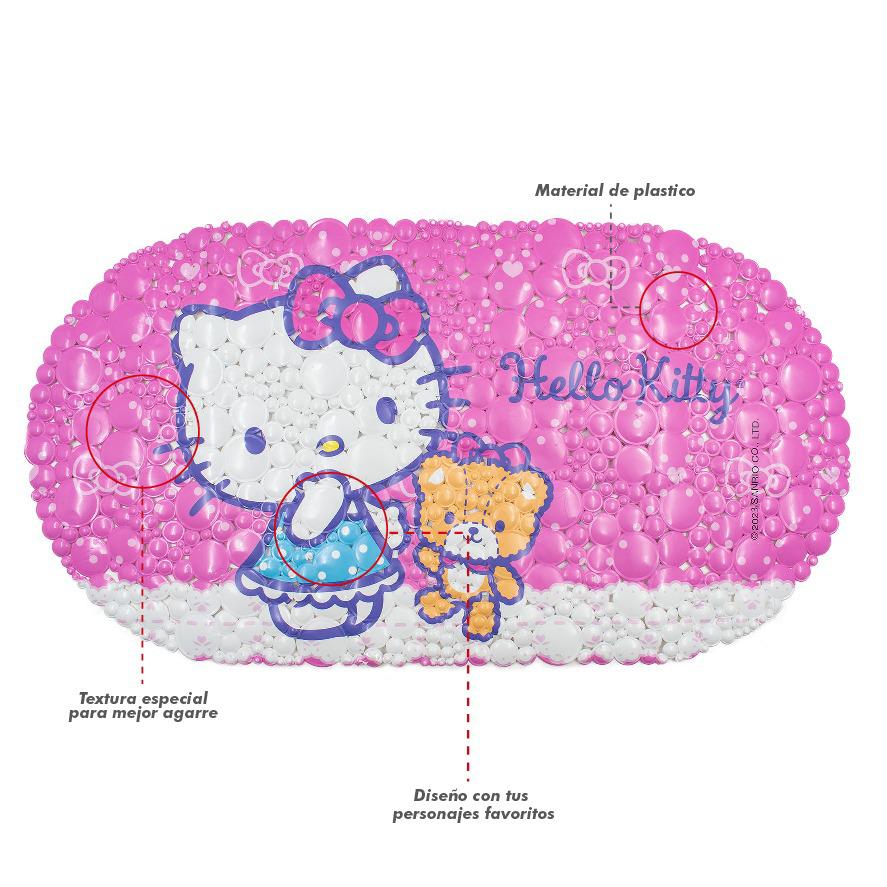 SANRIO PISO DE BAÑO FASHION GIRL HELLO KITTY - FUCSIA