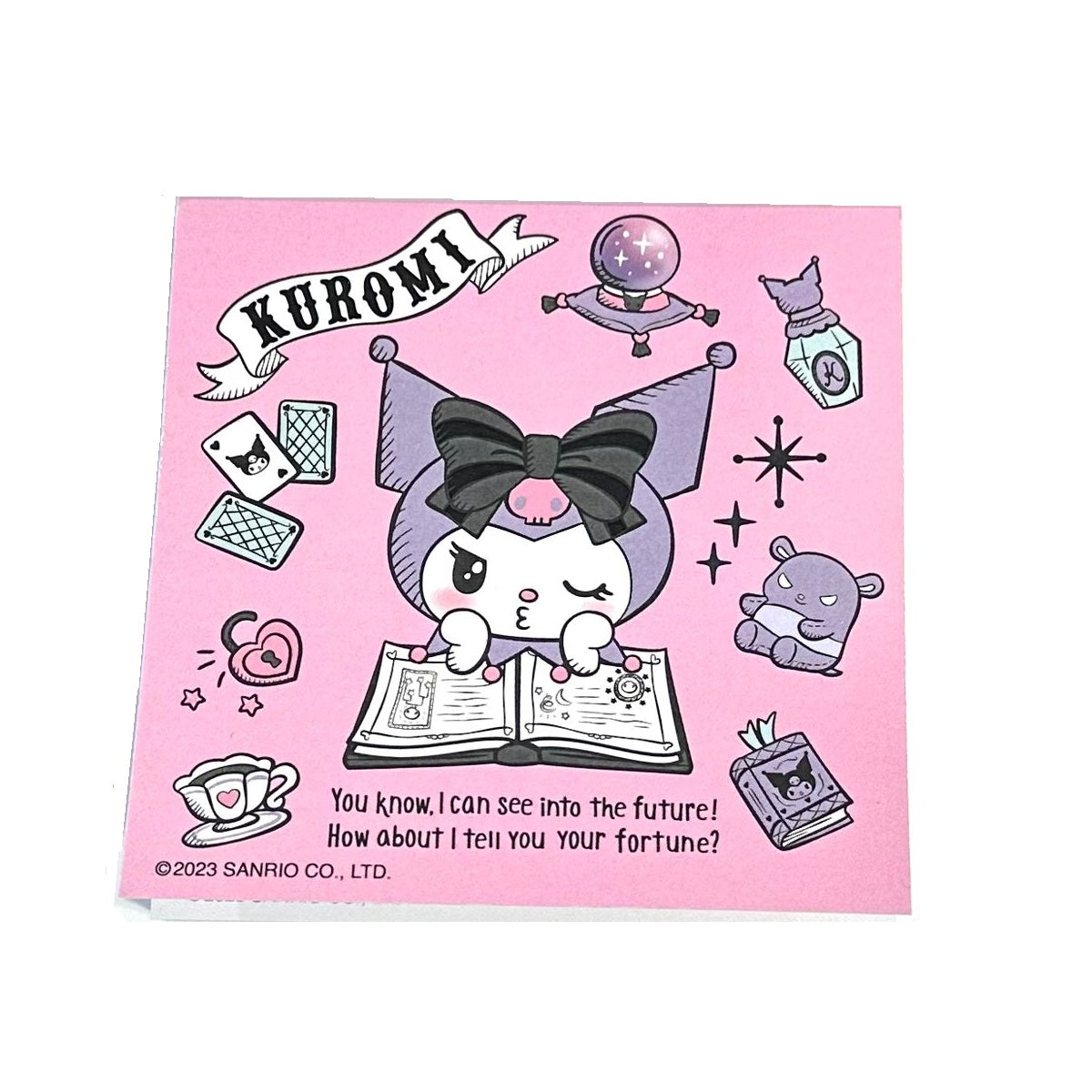 SANRIO BLOCK DE NOTAS 70H FUTURE KUROMI - ROSADO