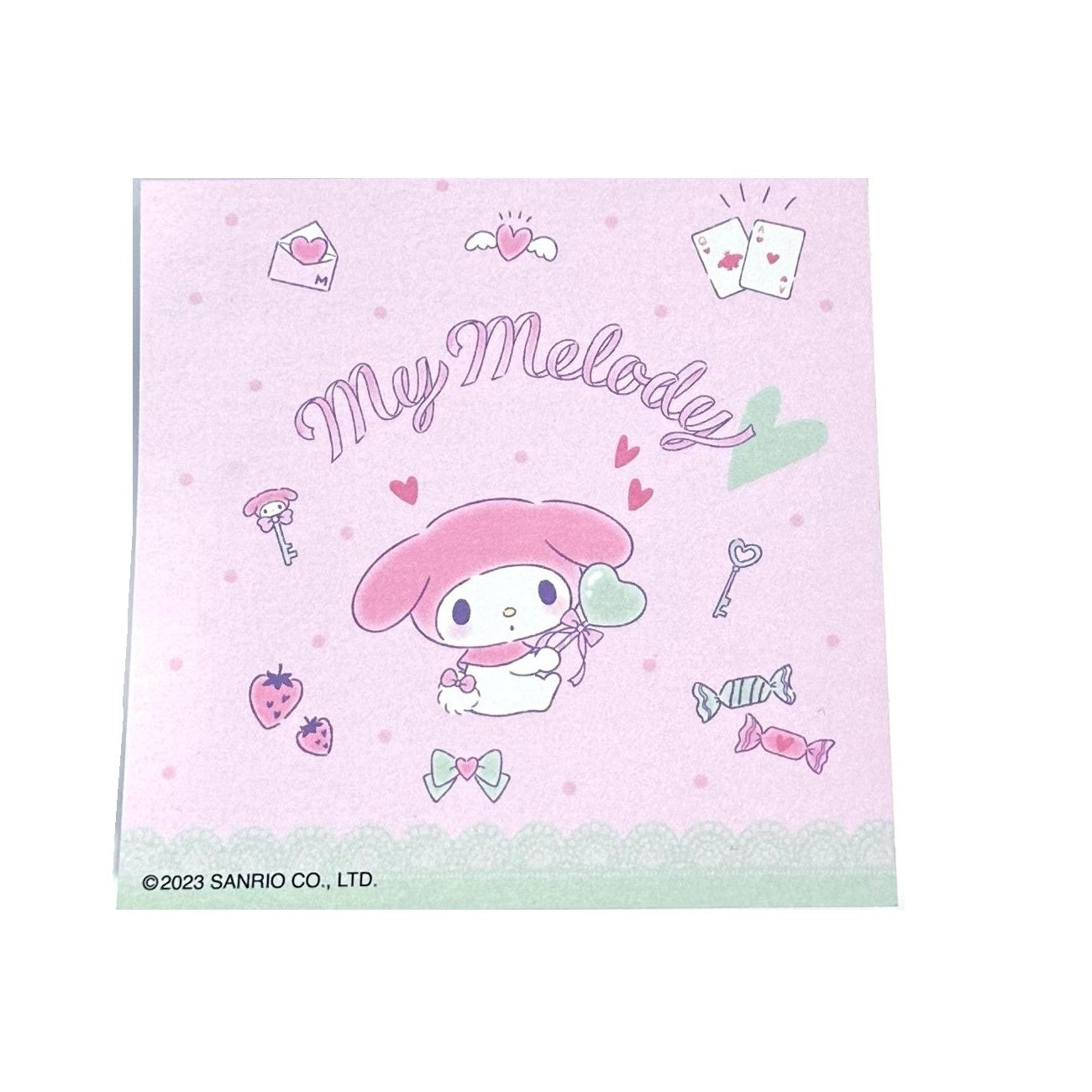 SANRIO BLOCK DE NOTAS 70H KAWAII MY MELODY - VERDE