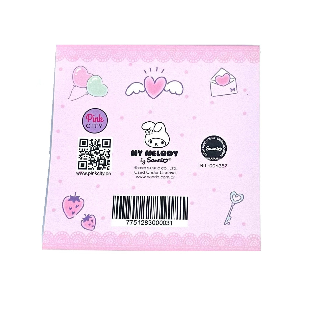 SANRIO BLOCK DE NOTAS 70H CUTE MY MELODY - ROSADO