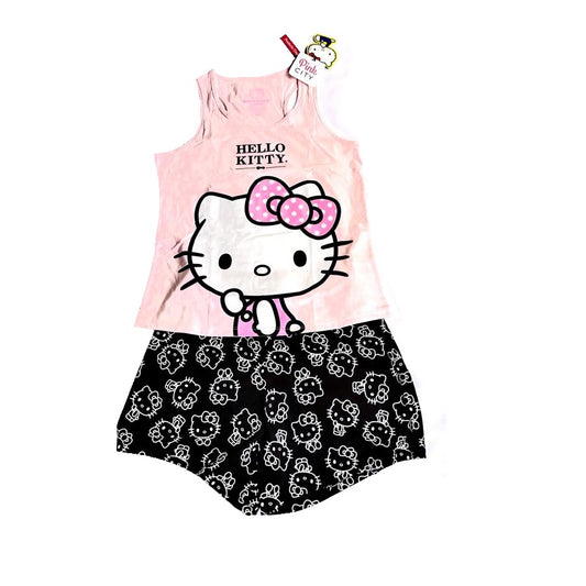 SANRIO PIJAMA PARA ADULTO COJUNTO - ROSADO