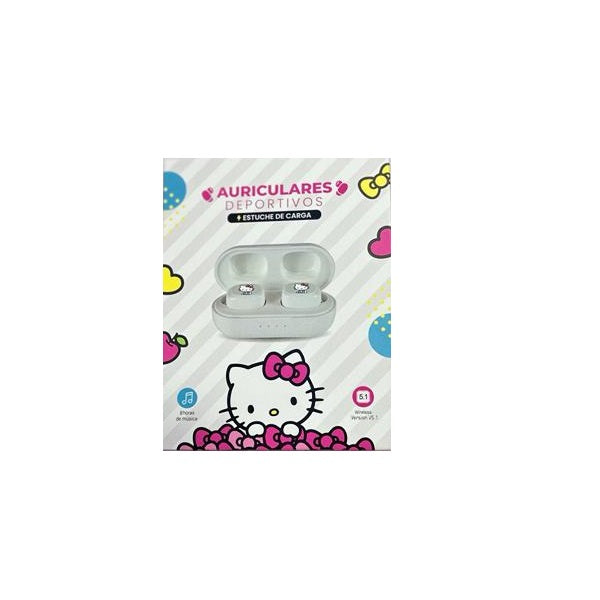 SANRIO AUDIFONOS DEPORTIVOS HELLO KITTY - ROSADO