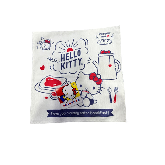 SANRIO TOALLA DE MANO BREAKFAST HELLO KITTY - MULTICOLOR