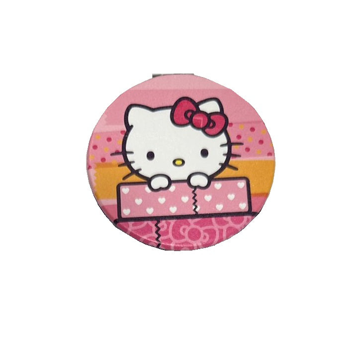 SANRIO ESPEJO DE CARTERA GIRL POWER HELLO KITTY - ROSADO