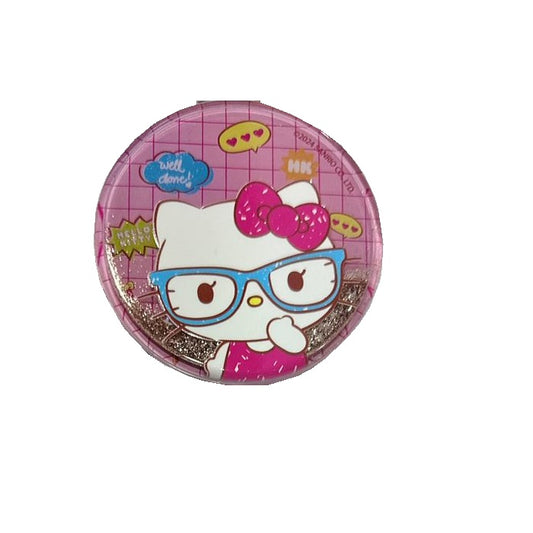 SANRIO ESPEJO DE CARTERA LENTES HELLO KITTY - ROSADO