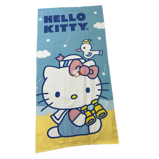 SANRIO TOALLA DE BAÑO O PLAYA MARINE HELLO KITTY - MULTICOLOR