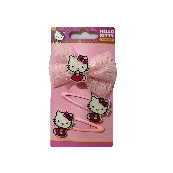 SANRIO GANCHO CABELLO HELLO KITTY - ROSADO