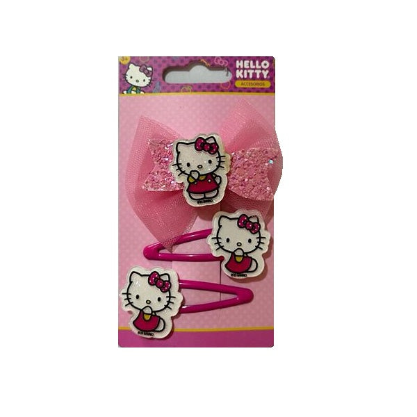 SANRIO GANCHO CABELLO HELLO KITTY - FUCSIA
