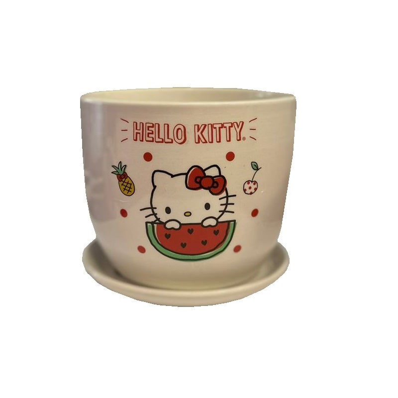SANRIO MACETERO WATERMELON HELLO KITTY - MULTICOLOR