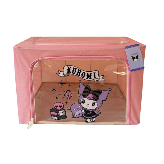 SANRIO CAJA ORGANIZADOR FORTUNE KUROMI - ROSADO