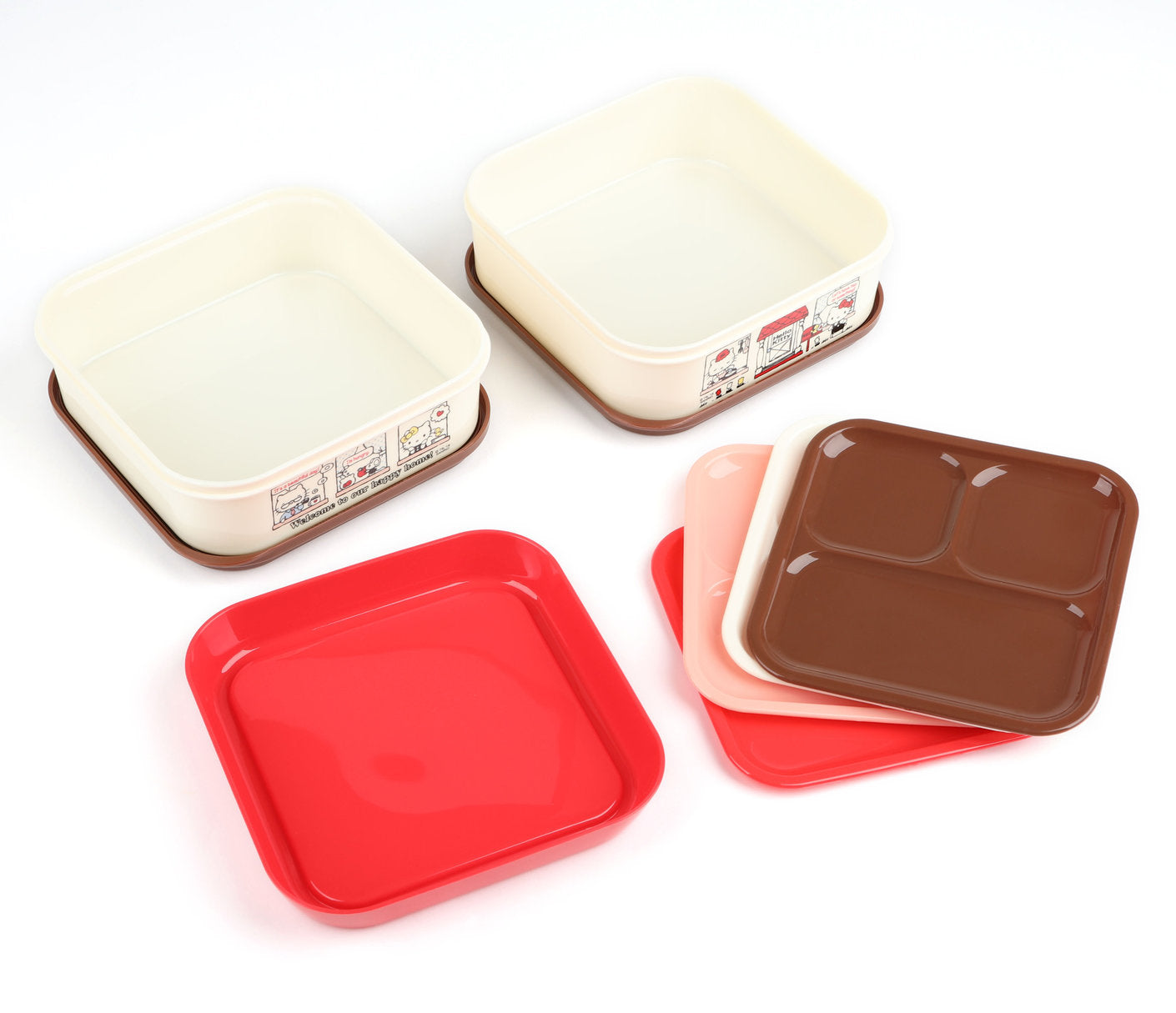 SANRIO TAPER PICNIC PACK 2 PIEZAS HELLO KITTY - MULTICOLOR