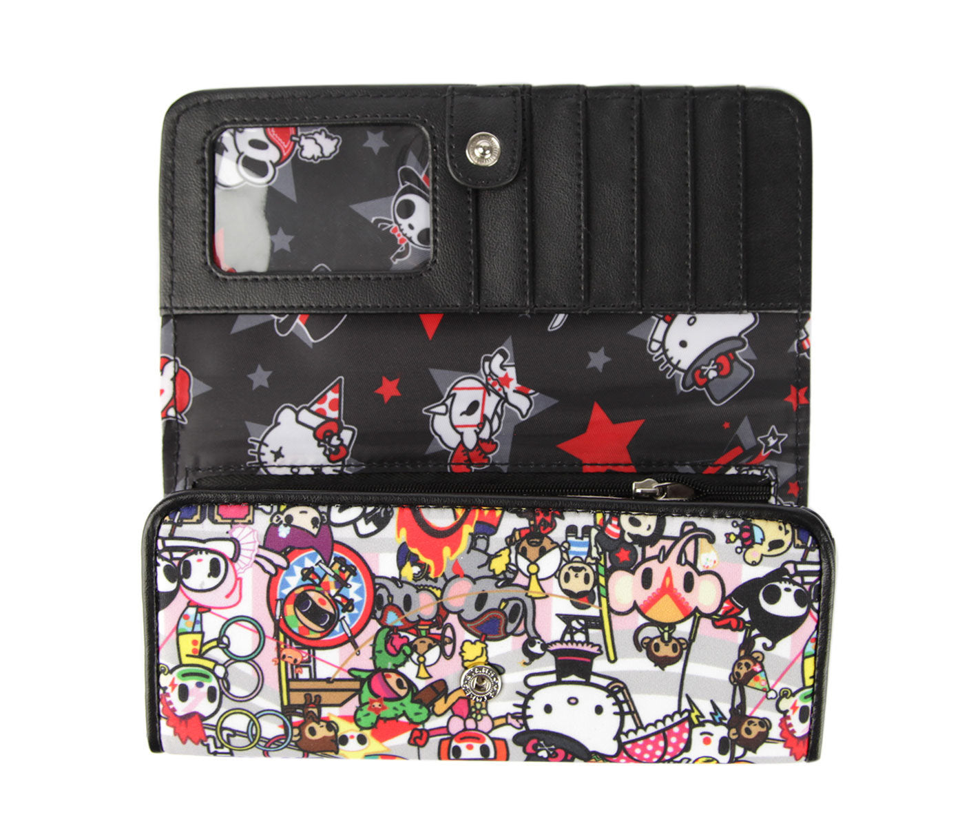 TOKIDOKI BILLETERA LARGA CIRCUS HELLO KITTY - MULTICOLOR