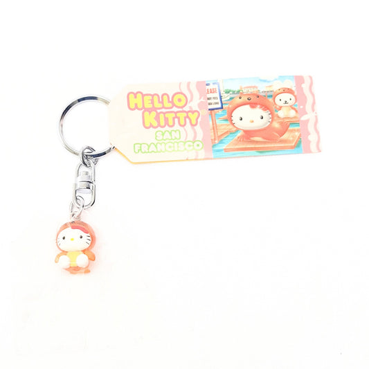 SANRIO LLAVERO SAN FRANCISCO SEA LION HELLO KITTY - ANARANJADO