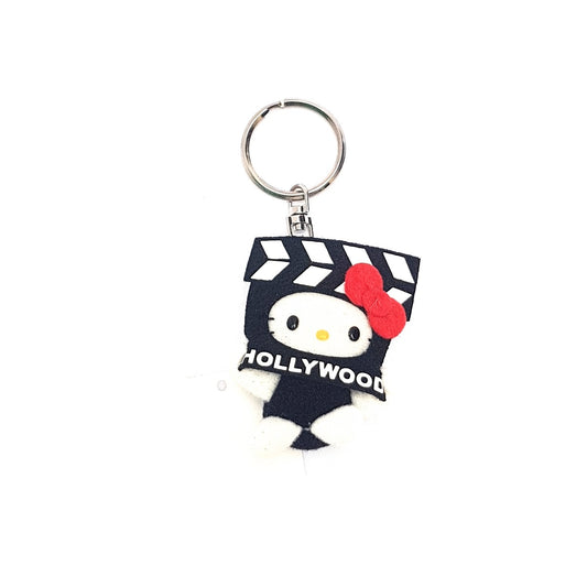 SANRIO LLAVERO HOLLYWOOD HELLO KITTY - BLANCO