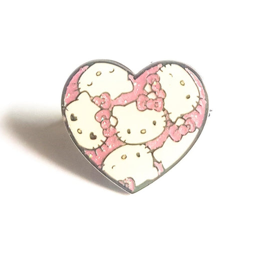 SANRIO ANILLO HEART HELLO KITTY - BLANCO