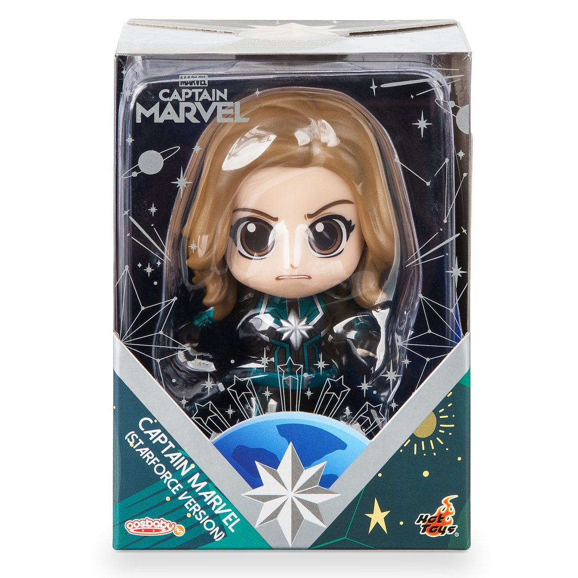 MARVEL HOT TOYS FIGURA STARFORCE VERSION CAPITANA MARVEL - VERDE