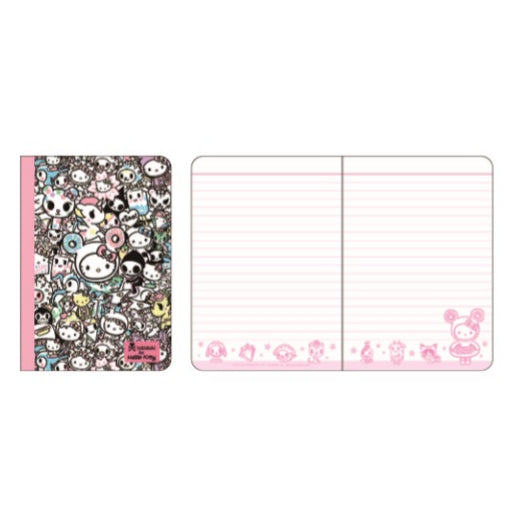 TOKIDOKI CUADERNO B6 HELLO KITTY - MULTICOLOR