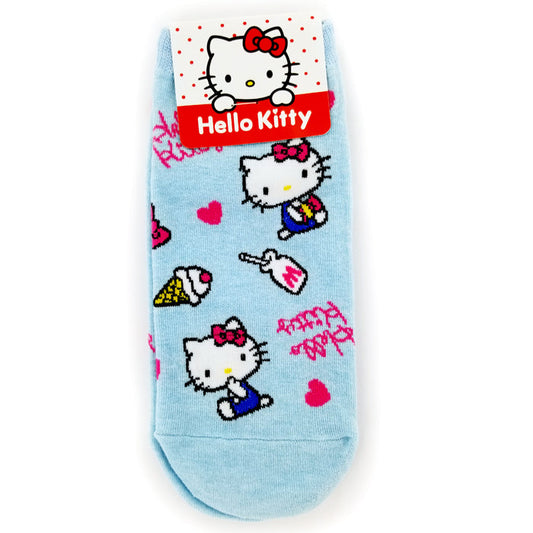 SANRIO MEDIAS PARA ADULTO HELLO KITTY - CELESTE