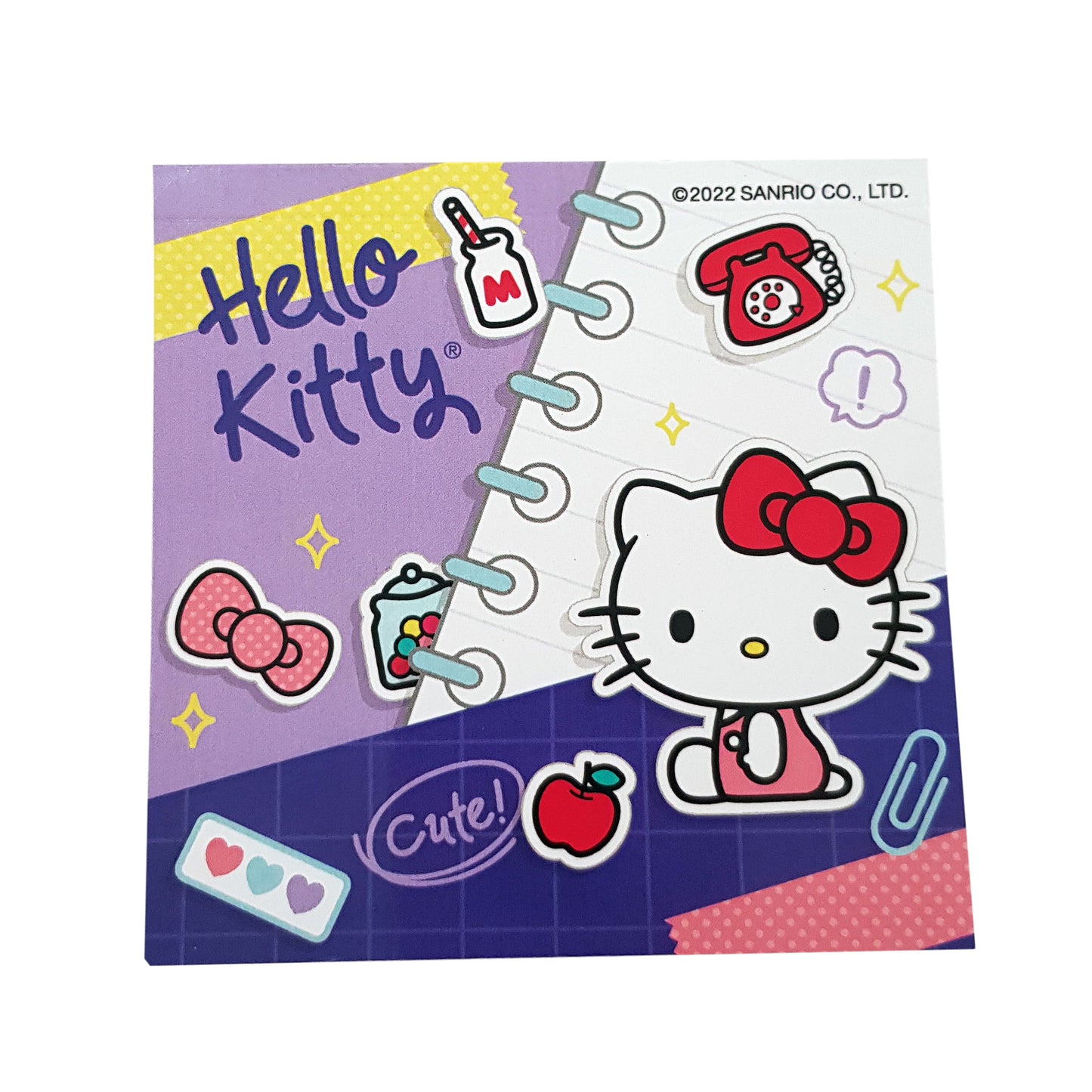 SANRIO BLOCK DE NOTAS 70H BACK TO SCHOOL HELLO KITTY - MULTICOLOR