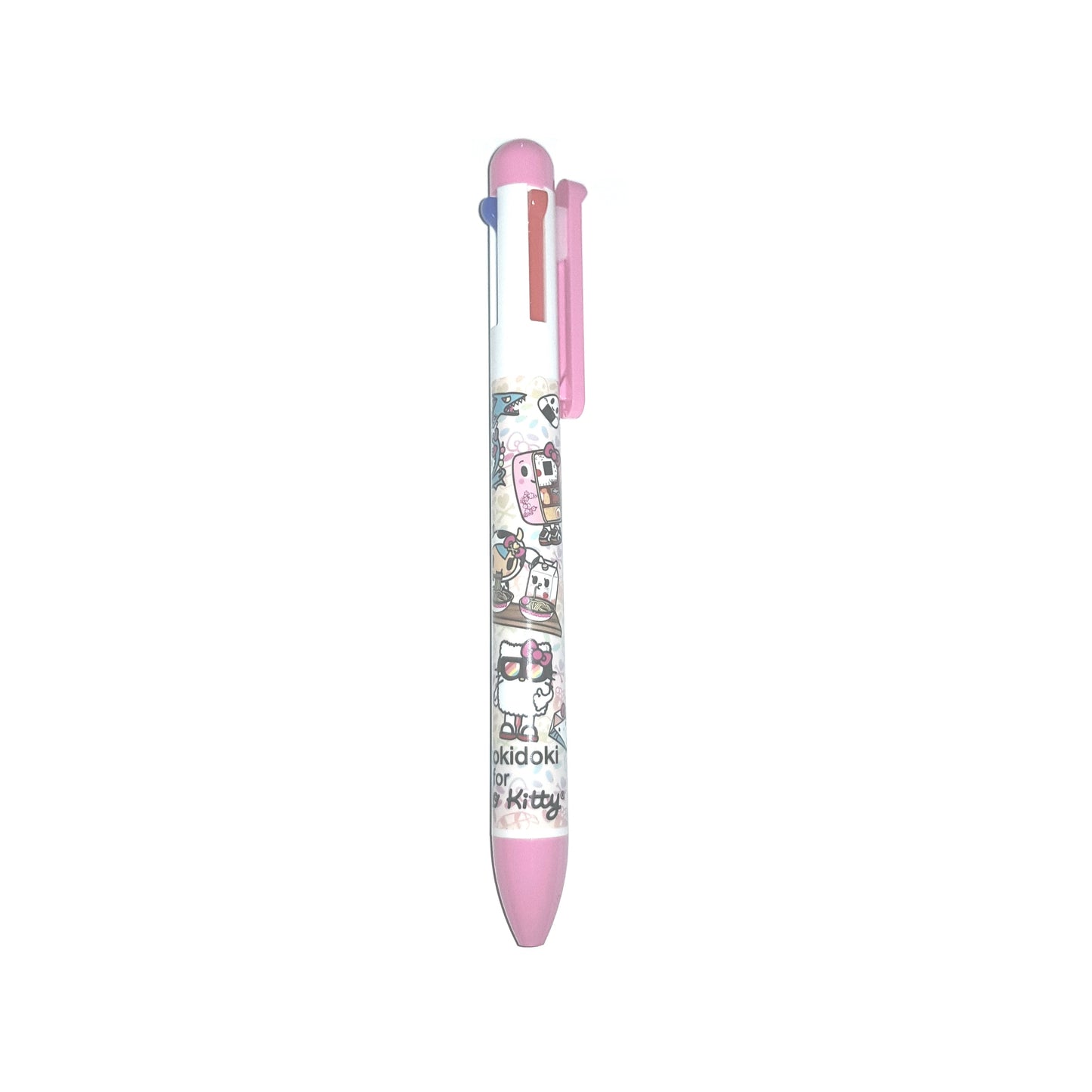 TOKIDOKI LAPICERO 4 COLORES HELLO KITTY - ROSADO
