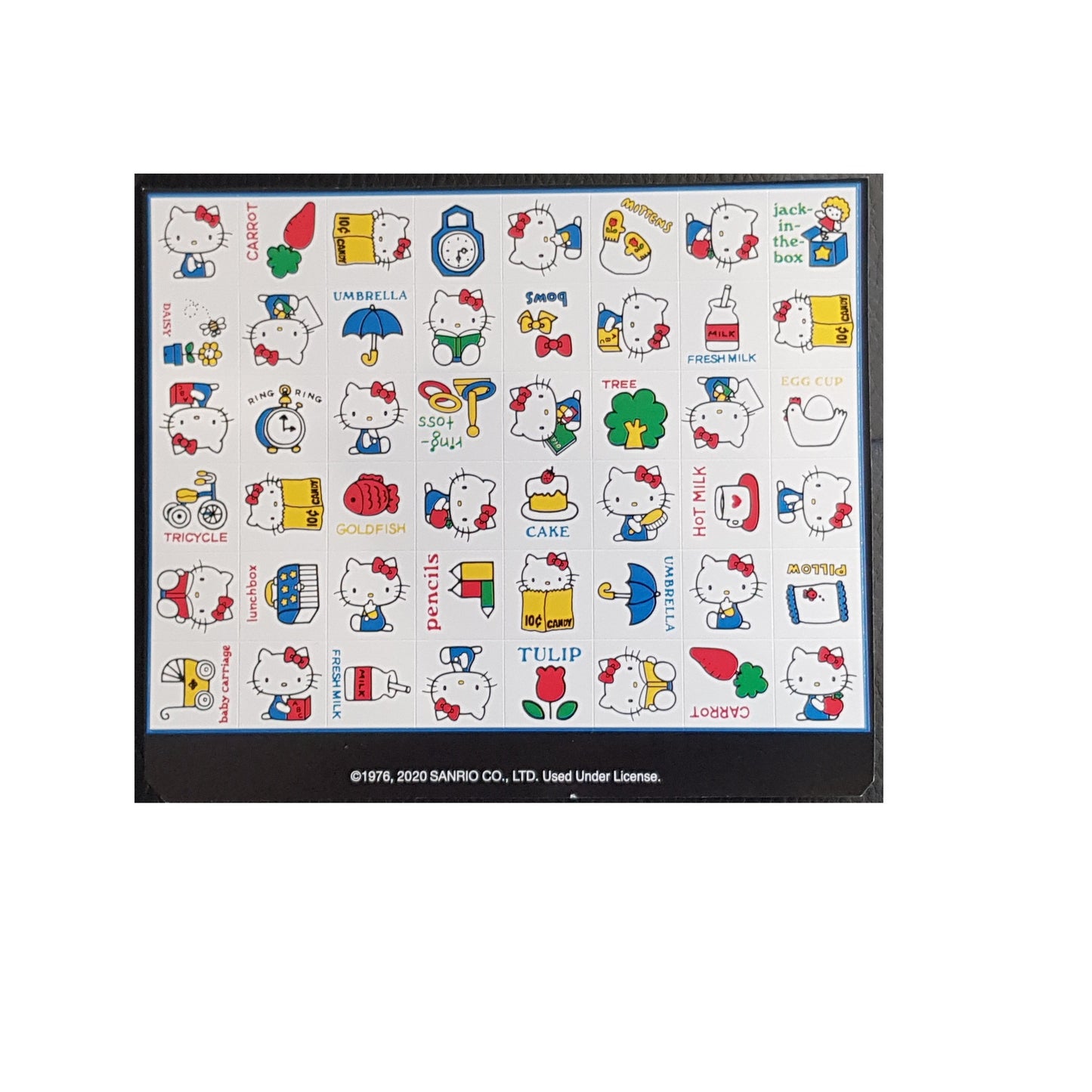 SANRIO STICKER RECTANGULAR HELLO KITTY - MULTICOLOR
