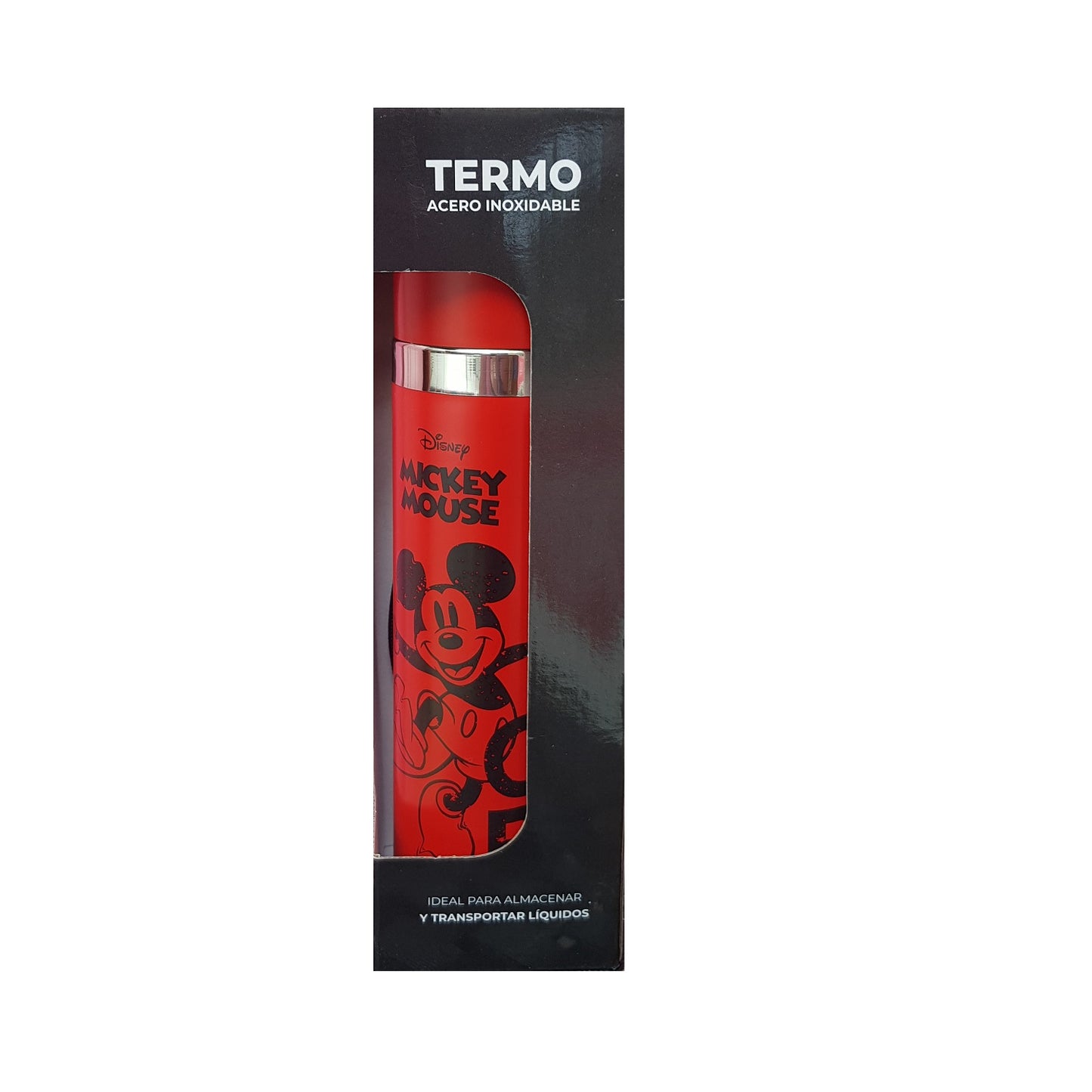 DISNEY TERMO ACERO INOXIDABLE 500 ML MICKEY MOUSE - ROJO
