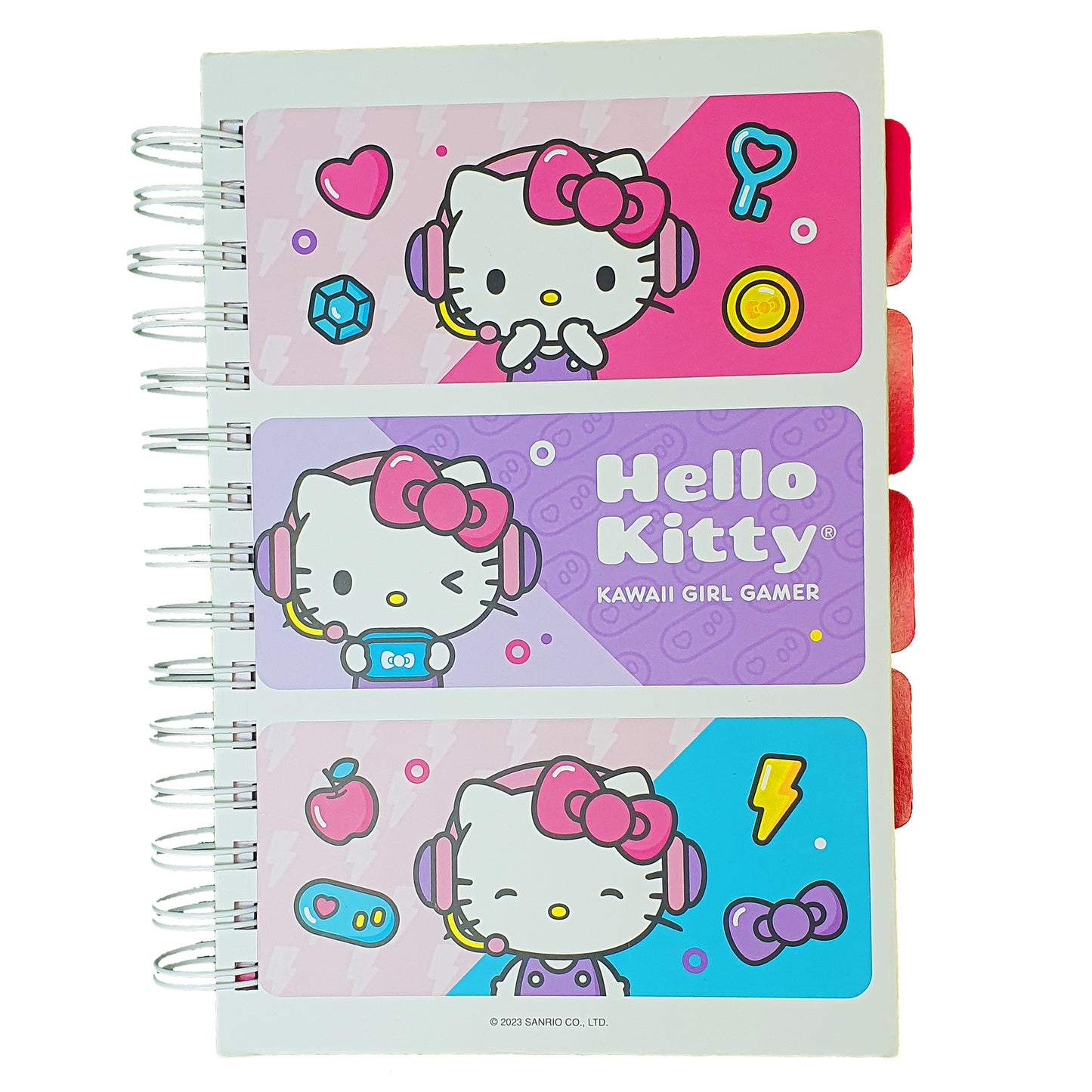SANRIO CUADERNO A5 160H CUADRICULADO KAWAII GIRL HELLO KITTY - MULTICOLOR