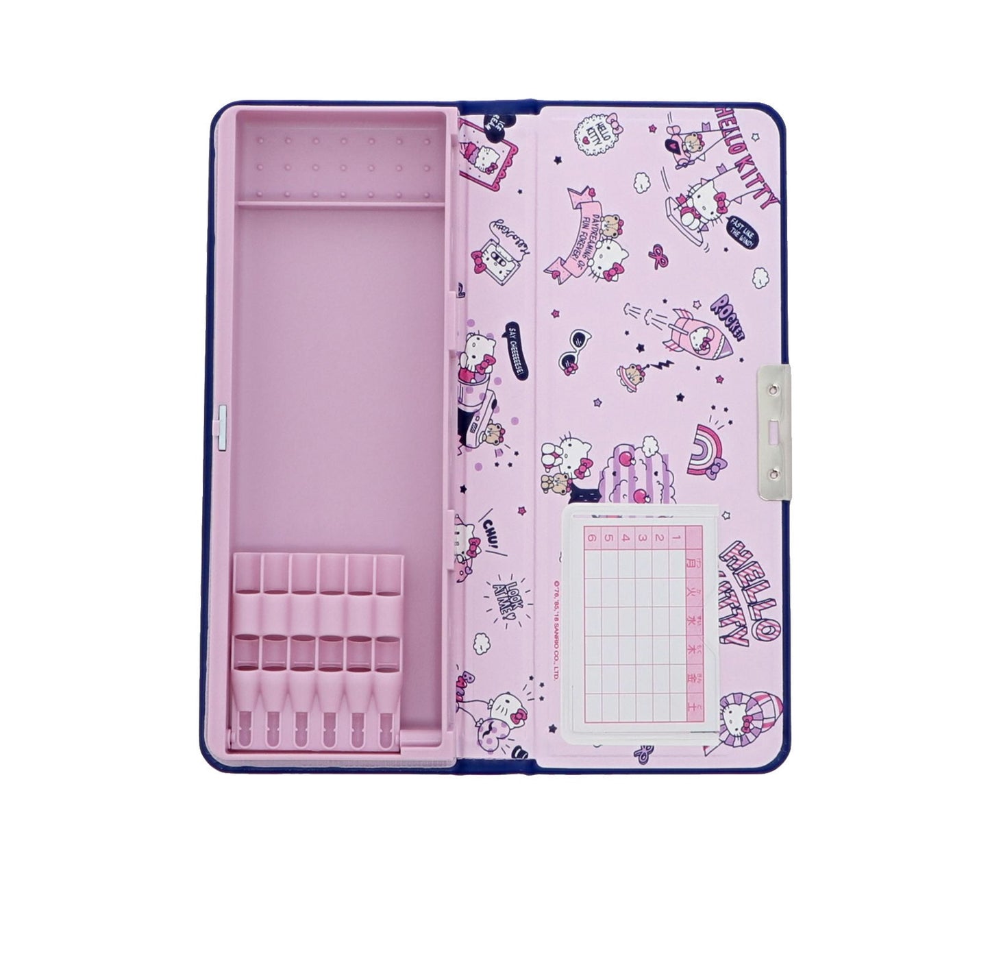 SANRIO CARTUCHERA HELLO KITTY - AZUL
