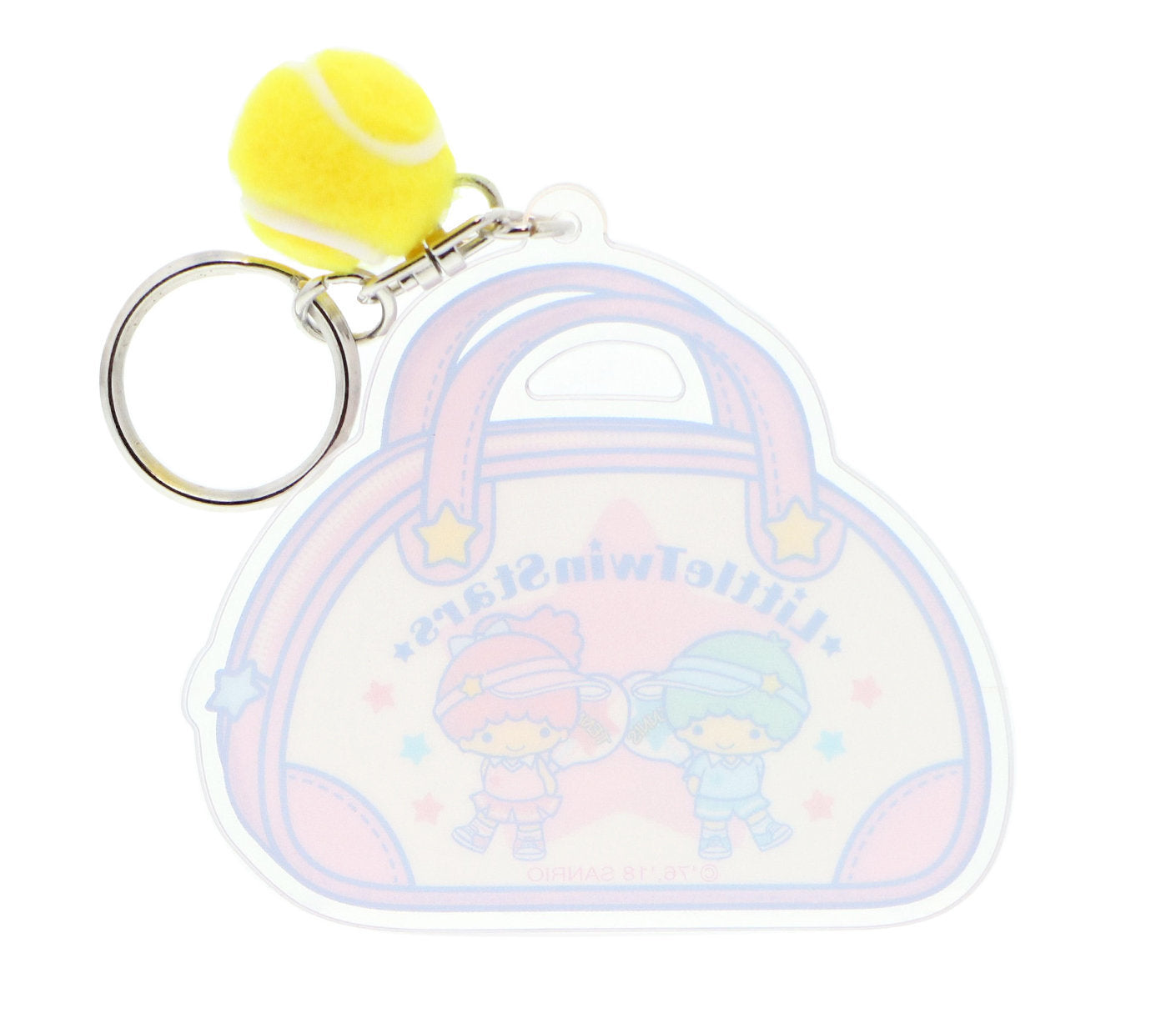 SANRIO LLAVERO TENNIS LITTLE TWIN STARS - ROSADO